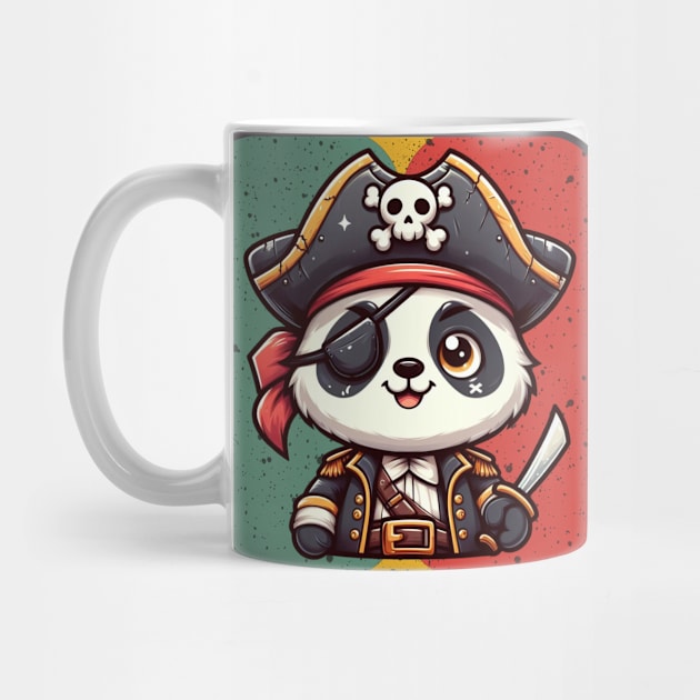 Panda pirate by Curou Prints